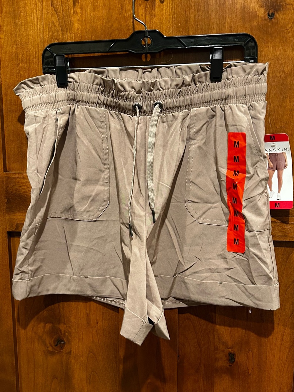 Danskin Women’s Taupe Paperbag Shorts
